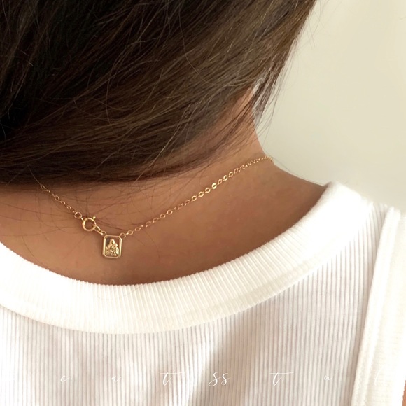 Petite Scapular Necklace - Picture 12 of 14